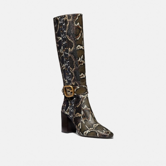 Evelyn Boot In Snakeskin - Picture 4 of 4